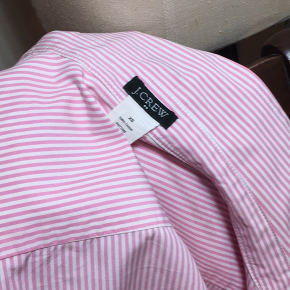 J Crew Pink & White Stripe Button Down - Picture 8 of 8